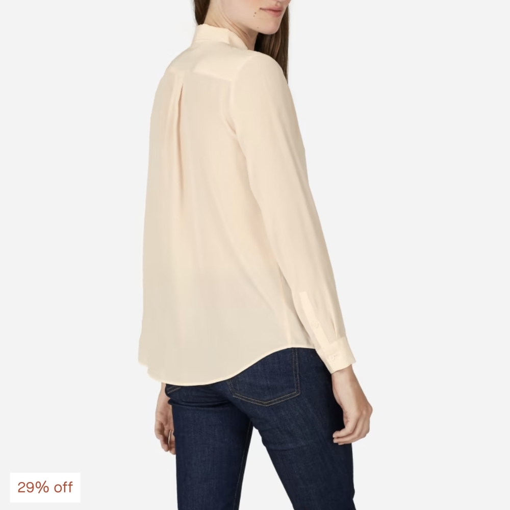 Everlane NWT 100% Silk Shirt